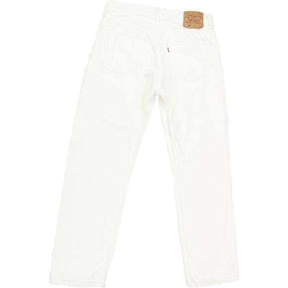 Vintage Levi's 501 White Rock Grunge High Waisted Festival Mom Denim Jeans 32 - Picture 2 of 5